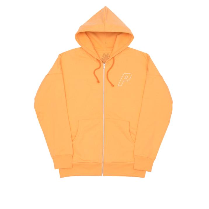 Thumbnail WAFFLE ZIP HOOD ORANGE one color