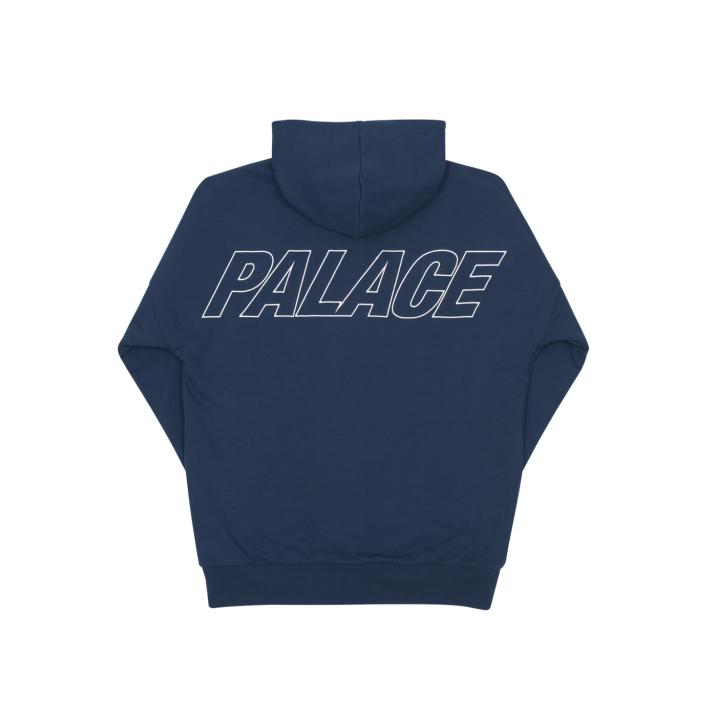 Thumbnail WAFFLE ZIP HOOD NAVY one color