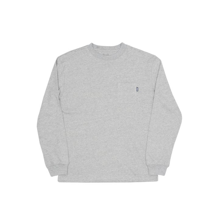 POCKET L/S T-SHIRT GREY one color