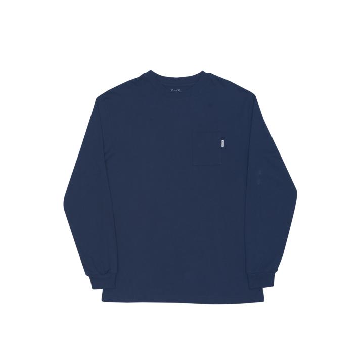 POCKET L/S T-SHIRT NAVY one color