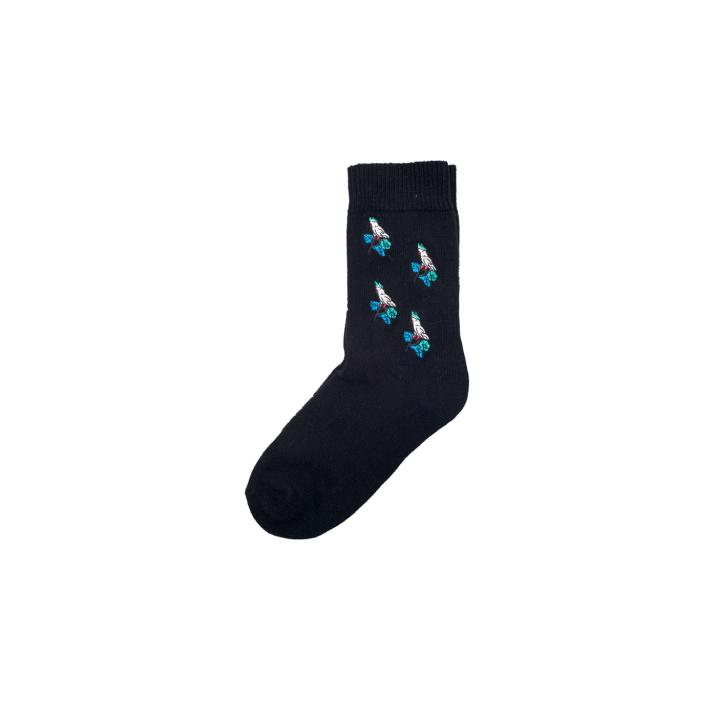 PARROT SOCKS BLACK one color