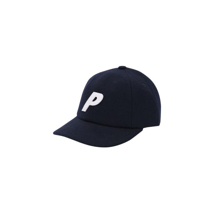 P 6-PANEL DARK NAVY WOOL one color