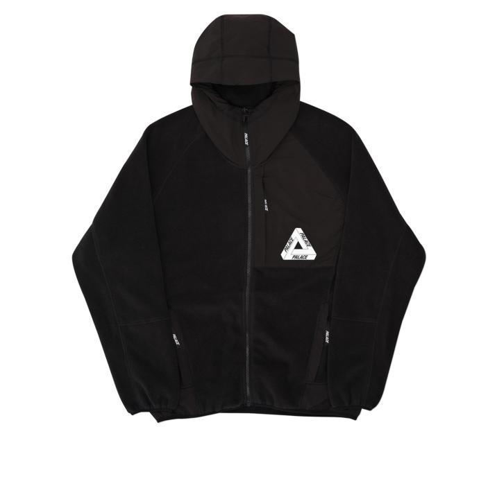 Thumbnail POLARTEC FLEE HOODED JET BLACK one color