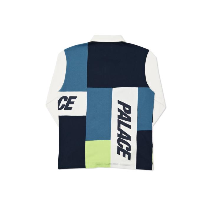 Thumbnail PATCHWORK RUGBY WHITE / NAVY / AGEAN one color