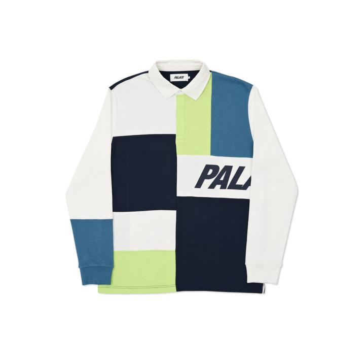 Thumbnail PATCHWORK RUGBY WHITE / NAVY / AGEAN one color