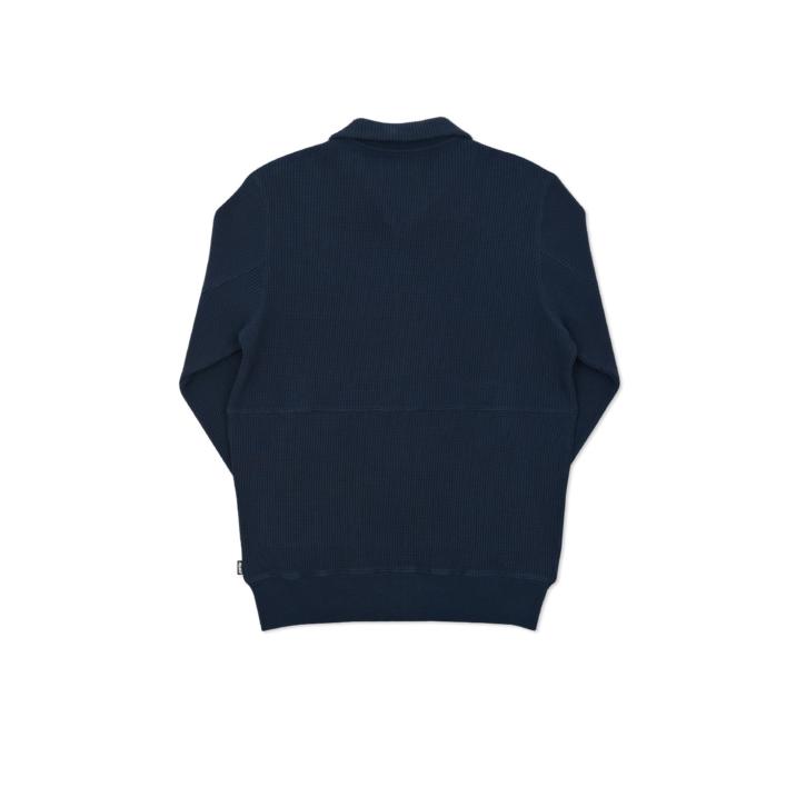 Thumbnail WAFFLED TRACK TOP NAVY one color