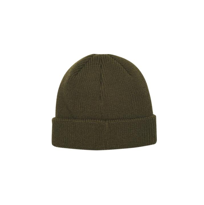 Thumbnail FLAG LABEL BEANIE ARMY GREEN one color