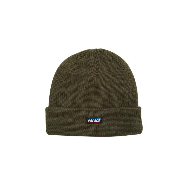 Thumbnail FLAG LABEL BEANIE ARMY GREEN one color