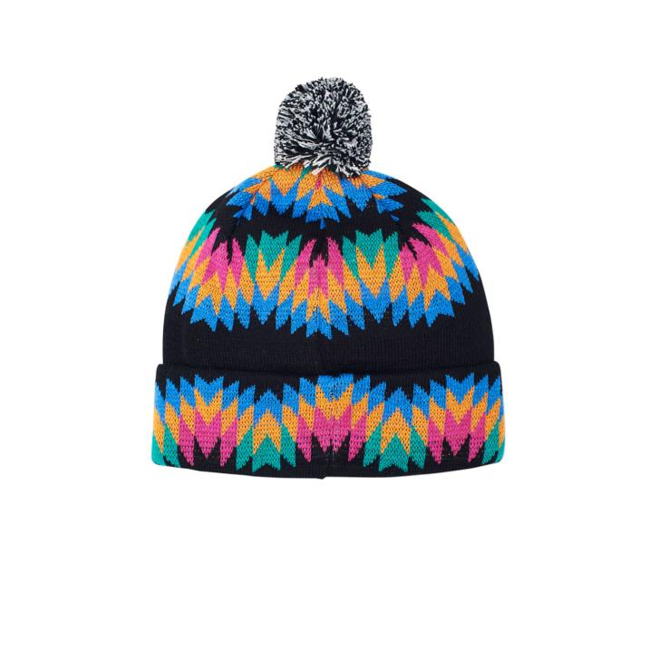 Thumbnail ZIG ZAG BEANIE BLACK one color