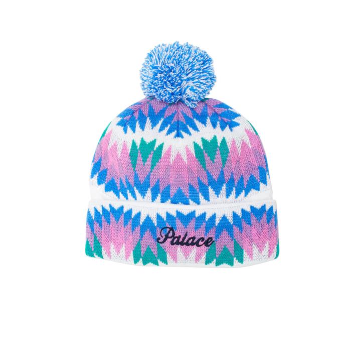 Thumbnail ZIG ZAG BEANIE WHITE one color