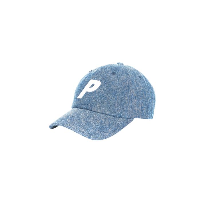 P 6-PANEL ACID WASH BLUE one color