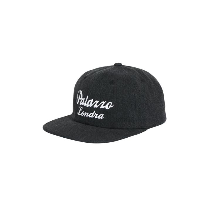 PALAZZO 6-PANEL BLACK DENIM one color