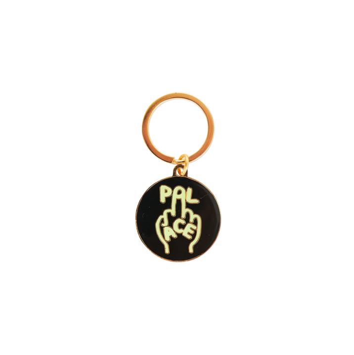 Thumbnail FINGER UP KEYRING BLACK / GLOW IN THE DARK one color