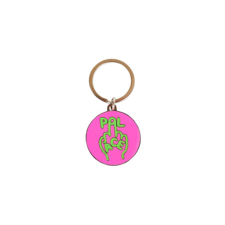 Thumbnail FINGER UP KEYRING NEON PINK / GREEN one color