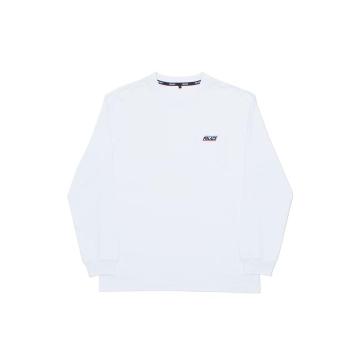 BASICALLY A POCKET LONGSLEEVE WHITE one color