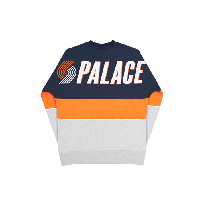 Thumbnail BLAZED DROP SHOULDER CREW NAVY / ORANGE / MARL one color