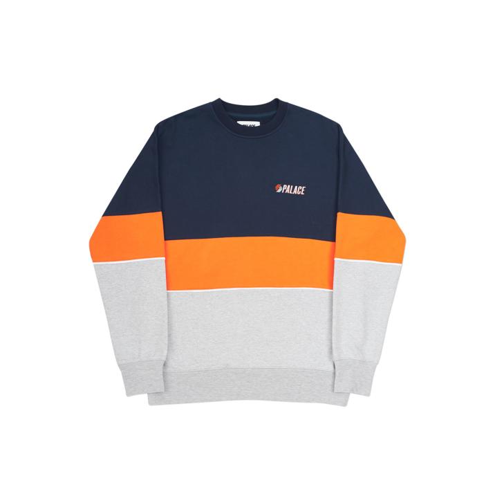 Thumbnail BLAZED DROP SHOULDER CREW NAVY / ORANGE / MARL one color