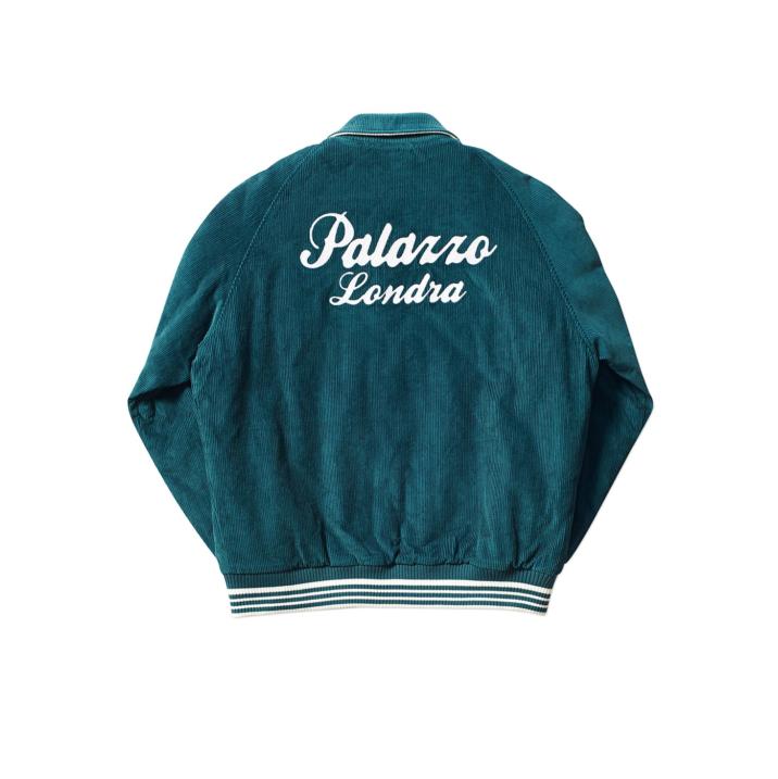 Thumbnail PALAZZO CORD BOMBER TEAL one color