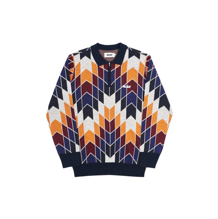 Thumbnail P-URKLE KNIT WHITE / NAVY / RED / ORANGE one color