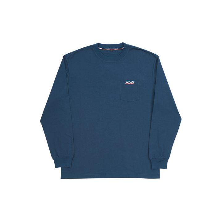 BASICALLY A POCKET LONGSLEEVE NAVY one color