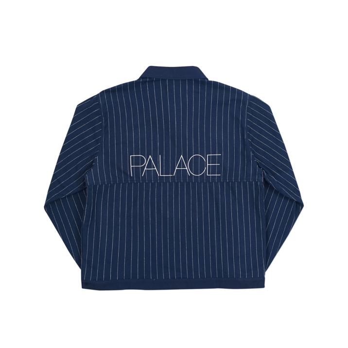 Thumbnail PINSTRIPE ZIP SHIRT NAVY one color