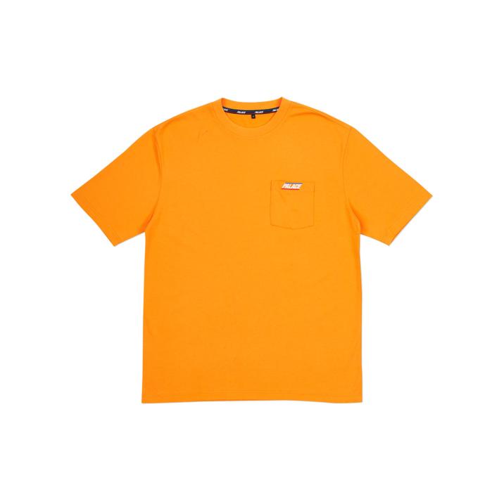 BASICALLY A POCKET T-SHIRT ORANGE one color