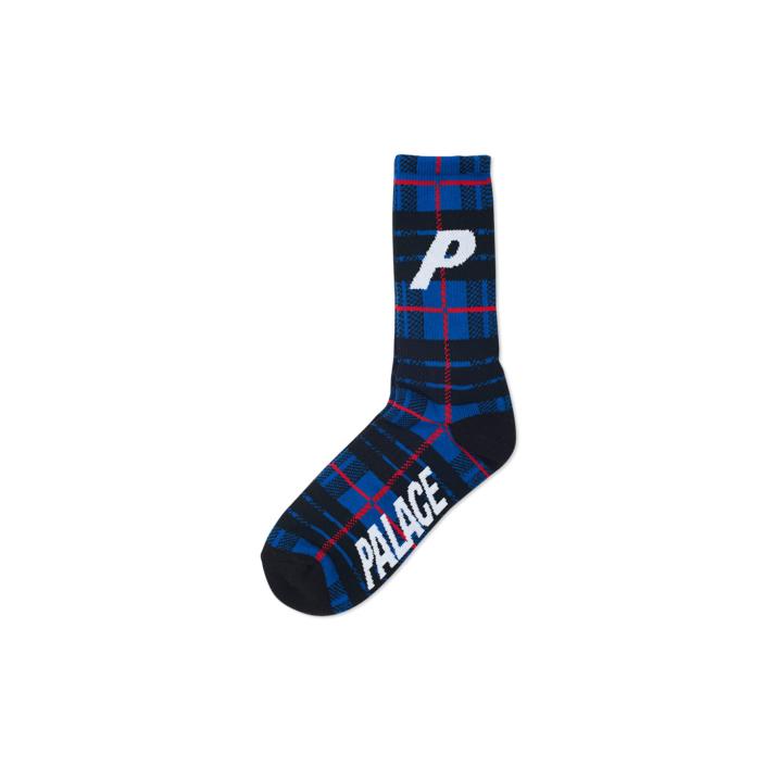 Thumbnail P SOCK TARTAN BLUE one color