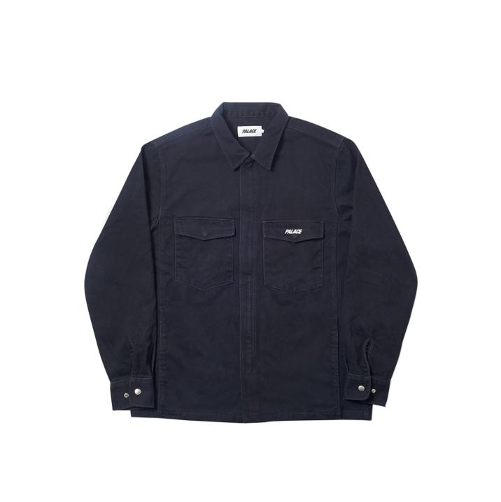 Thumbnail WEIGHT ZIP OVERSHIRT NAVY one color