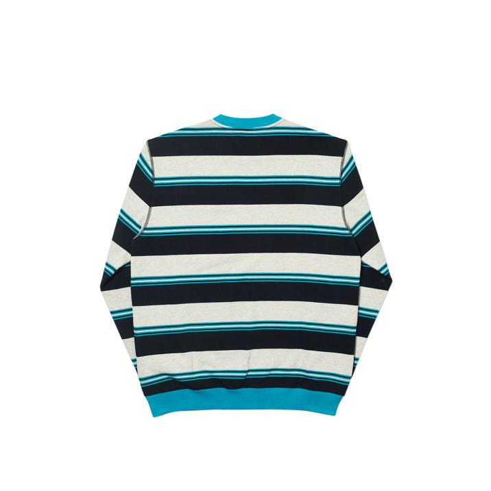 Thumbnail RIBBED FOR PLEASURE CREW MARL / TEAL / BLACK one color