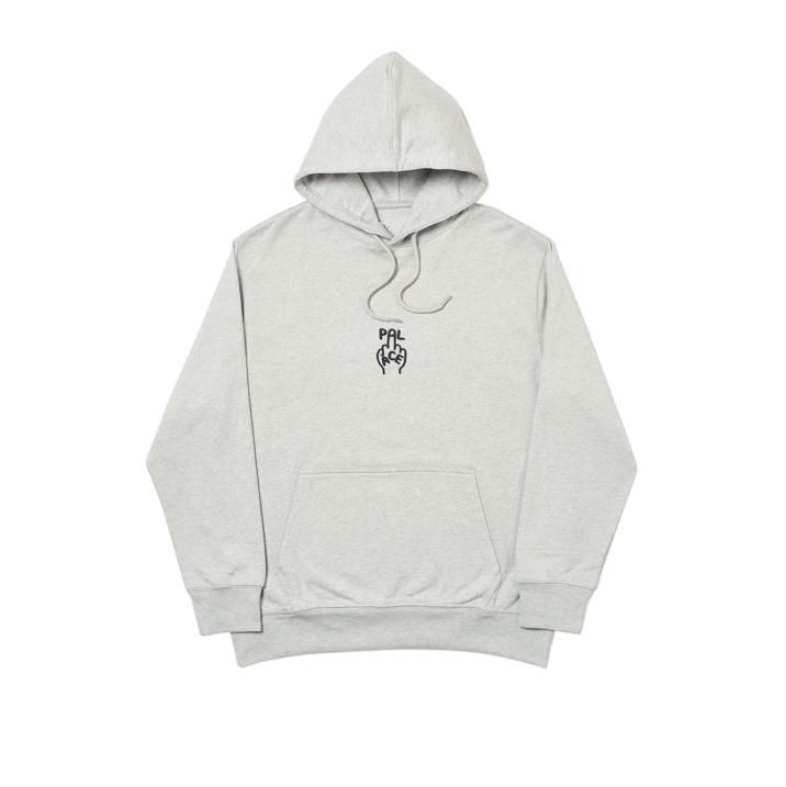 Thumbnail FINGER UP HOOD GREY MARL one color