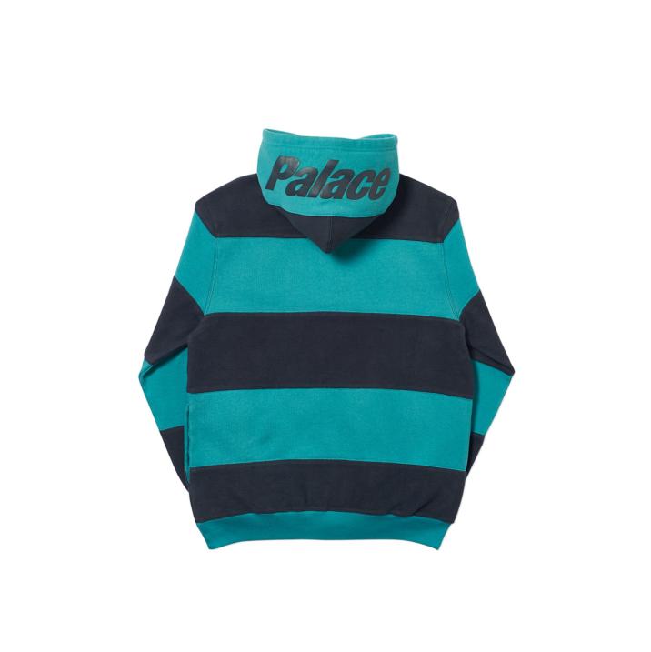 Thumbnail BRUSHER HOOD BLACK / TEAL one color