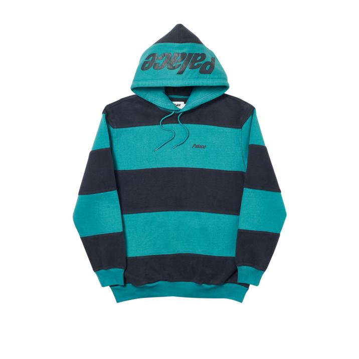 Thumbnail BRUSHER HOOD BLACK / TEAL one color