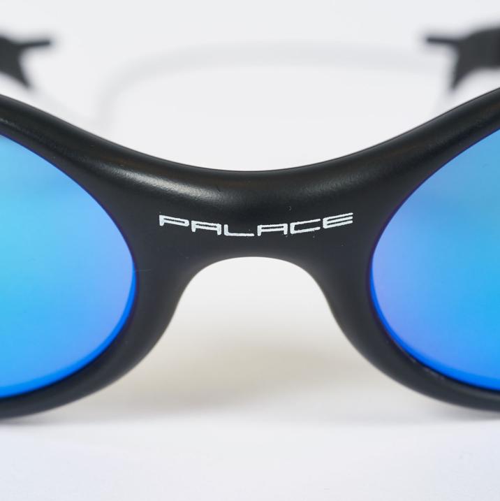 Thumbnail PALACE OAKLEY EYEJACKET BLACK / DEEP BLUE one color