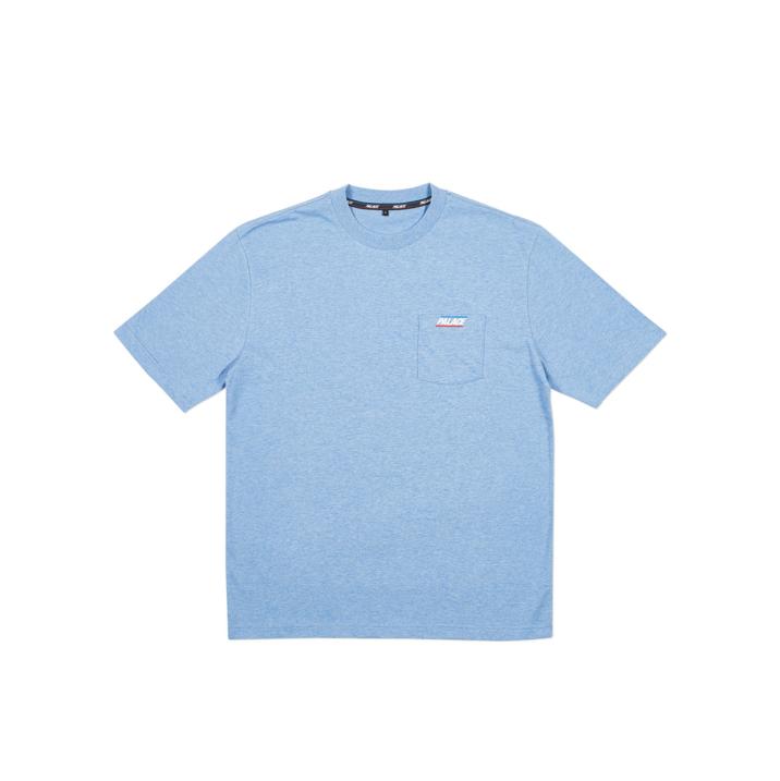 BASICALLY A POCKET T-SHIRT CLASSIC BLUE MARL one color