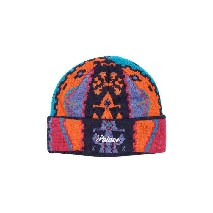 P-ERSIAN BEANIE NAVY / ORANGE one color