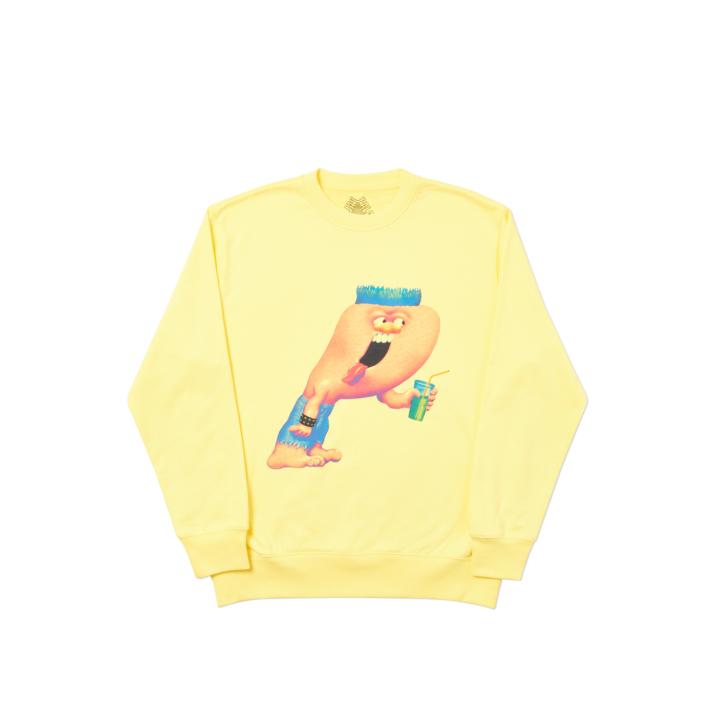 Thumbnail BURB CREW LIGHT YELLOW one color