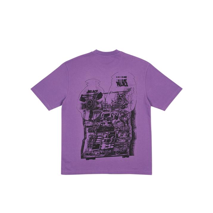 Thumbnail TRI-WOBBLE T-SHIRT PURPLE one color