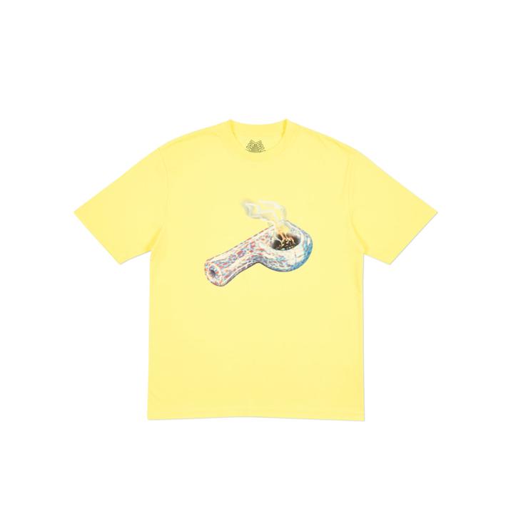 MACHINE T-SHIRT LIGHT YELLOW one color