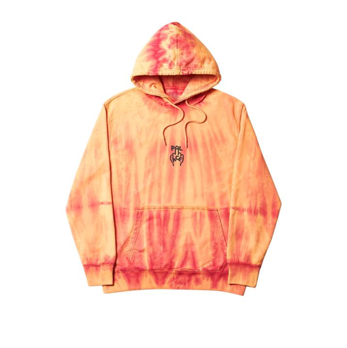 Thumbnail FINGER UP HOOD ORANGE TIE DYE one color