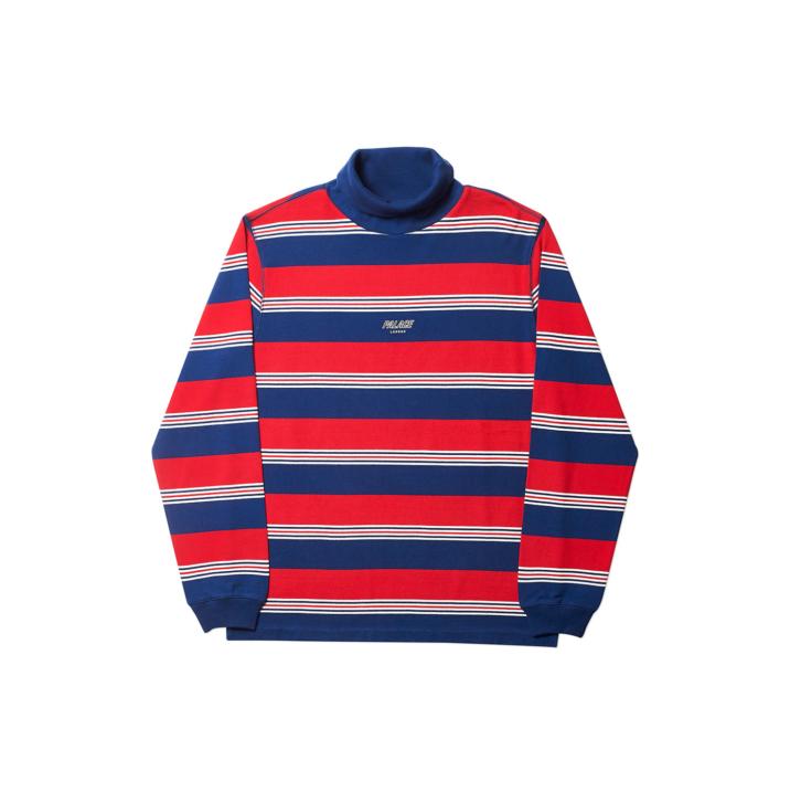 Thumbnail STRIPED HIGH ROLLER TOP RED / WHITE / NAVY one color