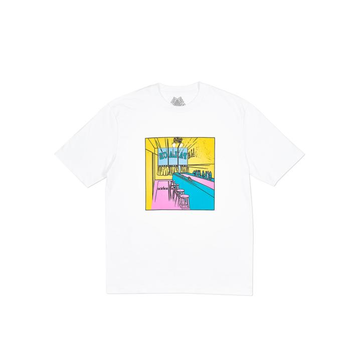 SCHEISSE FACE T-SHIRT WHITE one color