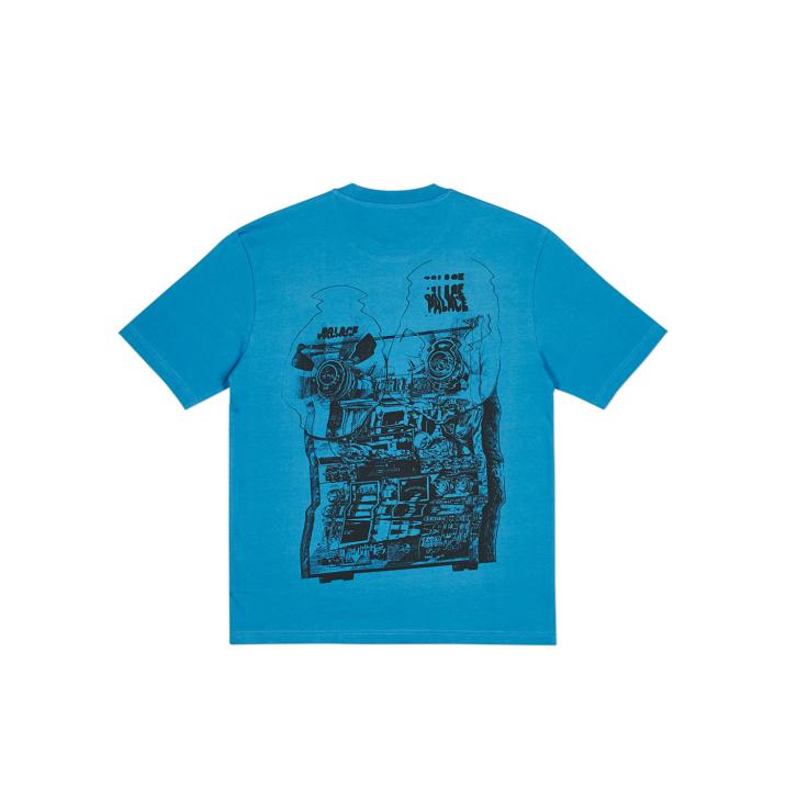 Thumbnail TRI-WOBBLE T-SHIRT BLUE one color