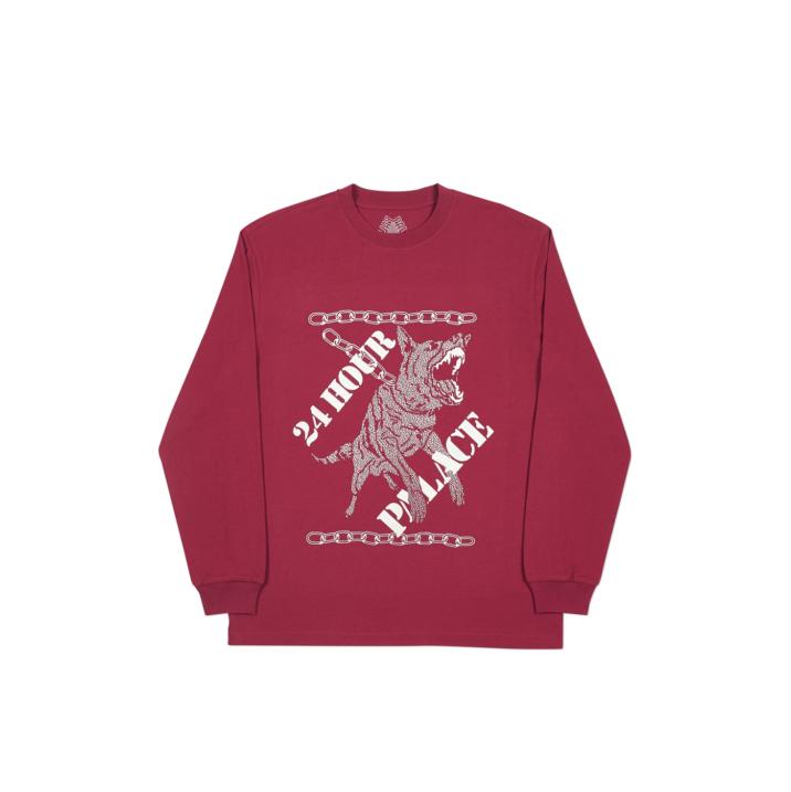 24 HOUR LONGSLEEVE CHERRY RED one color