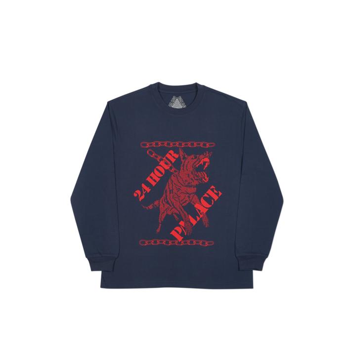 24 HOUR LONGSLEEVE NAVY one color