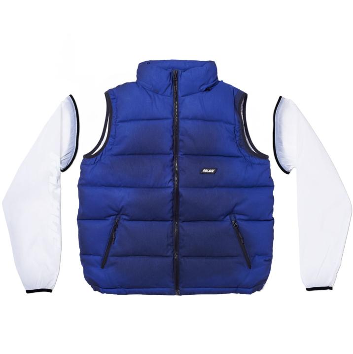 Thumbnail REACTO PUFF ZIP OFF JACKET BLUE one color