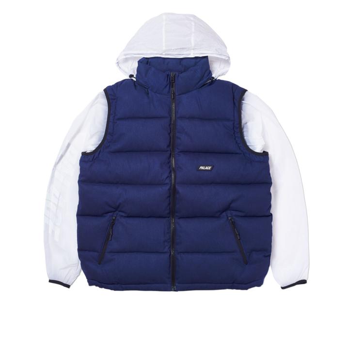 Thumbnail REACTO PUFF ZIP OFF JACKET BLUE one color