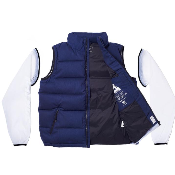 Thumbnail REACTO PUFF ZIP OFF JACKET BLUE one color