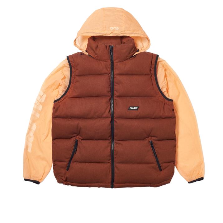 Thumbnail REACTO PUFF ZIP OFF JACKET ORANGE one color