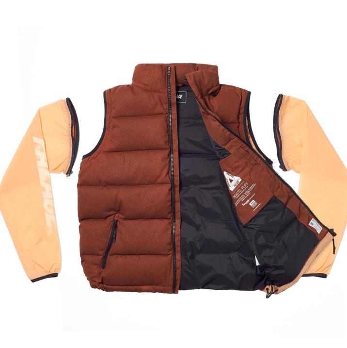 Thumbnail REACTO PUFF ZIP OFF JACKET ORANGE one color