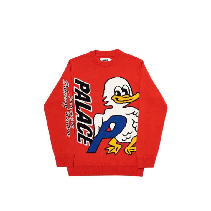 Thumbnail DUCK OUT KNIT RED one color